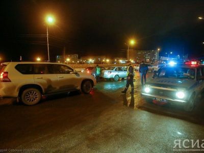 За неделю в Якутске 13 человек пострадали в ДТП