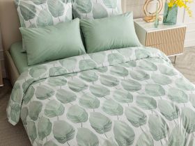 Постельное белье Модико (зеленые листья) I