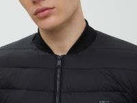 Утепленная куртка с трикотажными рукавами