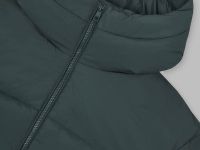 Утепленное стеганое пальто с капюшоном