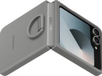 Клип-кейс Samsung Silicone Case Z Flip7 FE/Z Flip6 Cерый