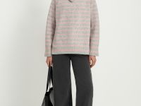 Джемпер свободного силуэта с шерстью