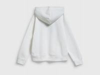 Худи с принтом для девочек, Белый
