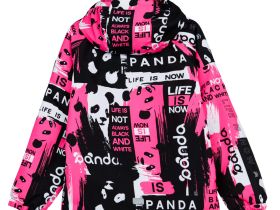 Куртка текстильная с полиуретановым покрытием для девочек (ветровка)