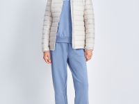 Куртка стеганая с наполнителем из натурального пух