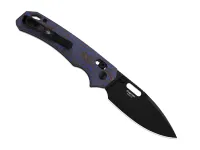 Складной нож Kizer Outposter PVD, сталь Nitro-V, рукоять синяя микарта