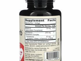 Jarrow Formulas, Toco-Sorb, смесь токотриенолов и витамина Е, 60 мягких таблеток