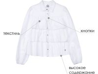 Блузка текстильная для девочек