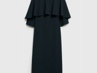 Платье-кейп, Черный