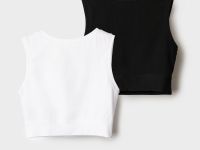 Топ трикотажный для девочек, 2 шт в комплекте