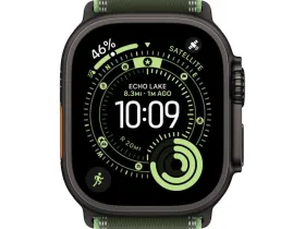 Смарт-часы Apple Watch Ultra 3 49mm Black Titanium Case with Green/Neon Trail Loop (M/L)