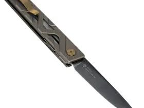 Складной нож Ruike P878-AK, сталь 14C28N, рукоять алюминий, бронзовый