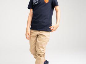 Сорочка трикотажная с воротником поло для мальчиков