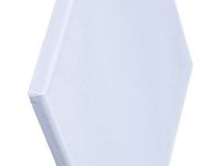 Холст на подрамнике грунтованный "Сонет" шестигранный, диаметр 30 см, 280 г, 100% хлопок, среднее зе