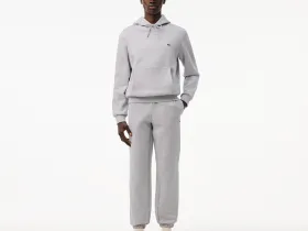 Мужское худи Lacoste классического кроя с флисом