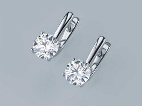 Серьги из белого золота э4712сг12231176