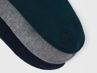 Короткие носки с поддержкой стопы, 3 пары, Зеленый