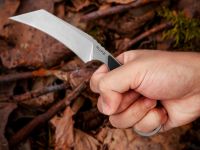 Нож с фиксированным клинком Ruike FS68-B, сталь 14C28N, рукоять G10, черный