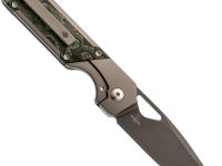 Складной нож Kizer Mini Militaw, сталь S45VN, рукоять титан/карбон