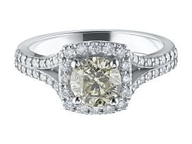 Кольцо из белого золота э0912кц10174800_white