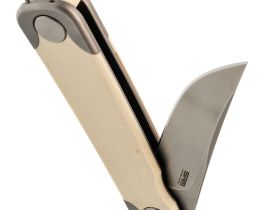 Складной нож SRM 131M-GT Enso bead blast сталь 14C28N, рукоять Ivory G10