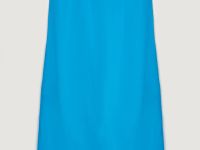 Платье миди базовое с v-образным вырезом