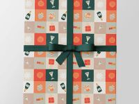 Упаковочная бумага "Как в детстве" 70х100 см