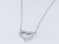 Колье из белого золота с бриллиантами э4701кл01210010