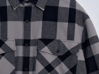 Рубашка прямого силуэта в клетку