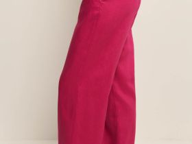 Брюки изо льна на резинке