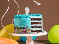 Свеча для торта с держателем MESHU "Цифра 9", 8,5 см, блистер