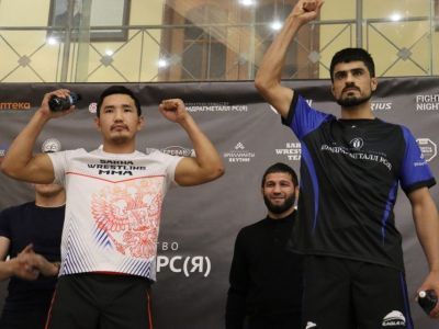 Бойцы Кубка Ил Дархана по смешанным единоборствам встретились лицом к лицу