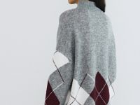 Свитер с ромбами, Серый