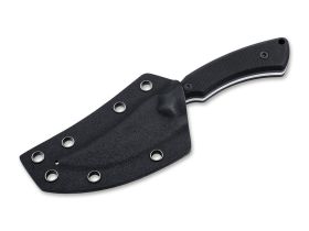 Нож с фиксированным клинком Boker Tavros, сталь D2, рукоять G10, черный