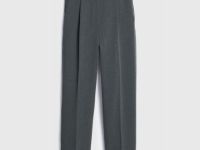 Брюки с ремнём и стрелками, Серый