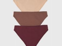 Классические трусы-брифы, 3 шт., Бежевый