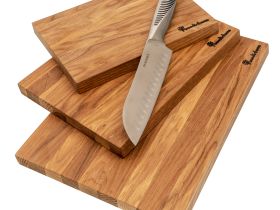 Комплект из 3-х разделочных досок Woodinhome CB002ONKIT3, дуб