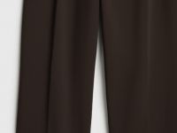 Широкие брюки с ремнём, Коричневый