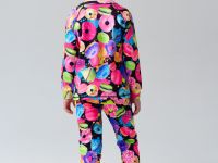 Термокомплект трикот. для девочек: фуфайка (футболка) с длин. рук, брюки для эпизод. использования