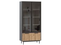 Витрина Леванте 2-97x205 Графитовый