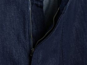 Широкие джинсы из тонкого денима с поясом на резинке, Синий