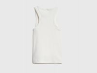 Майка со стразами для девочек, Белый