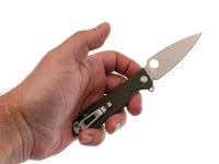 Складной нож Daggerr Piranha olive SW DL, сталь 8Cr14MoV, рукоять FRN