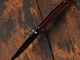 Складной нож CJRB Scoria, сталь AR-RPM9, Coral Micarta