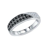 Серебряное кольцо с фианитами