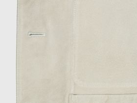 Короткая куртка из натуральной замши, Бежевый