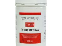 Грунт для дерева и картона "Левкас" Таир 250 мл белый