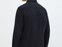 Классическая рубашка из хлопка, Черный