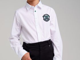 Сорочка текстильная для мальчиков (regular fit)