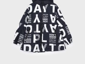 Куртка текстильная с полиуретановым покрытием для девочек (ветровка)